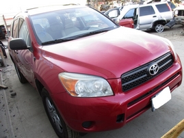 2007 TOYOTA RAV4 RED 2.4L AT 2WD Z15075